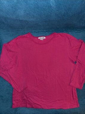Pinkish Magenta Long Sleeved Pajama Top